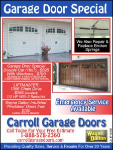 Carroll Garage Doors Ad